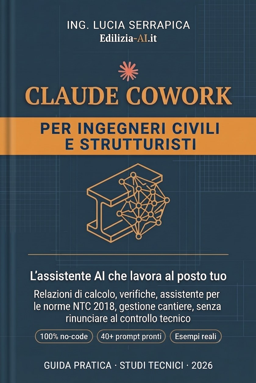 Copertina del libro Claude Cowork per Ingegneri Civili e Strutturisti di Ing. Lucia Serrapica